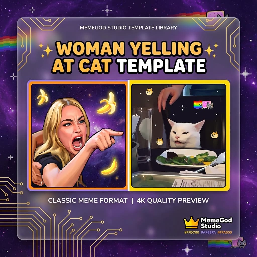 Woman Yelling at Cat