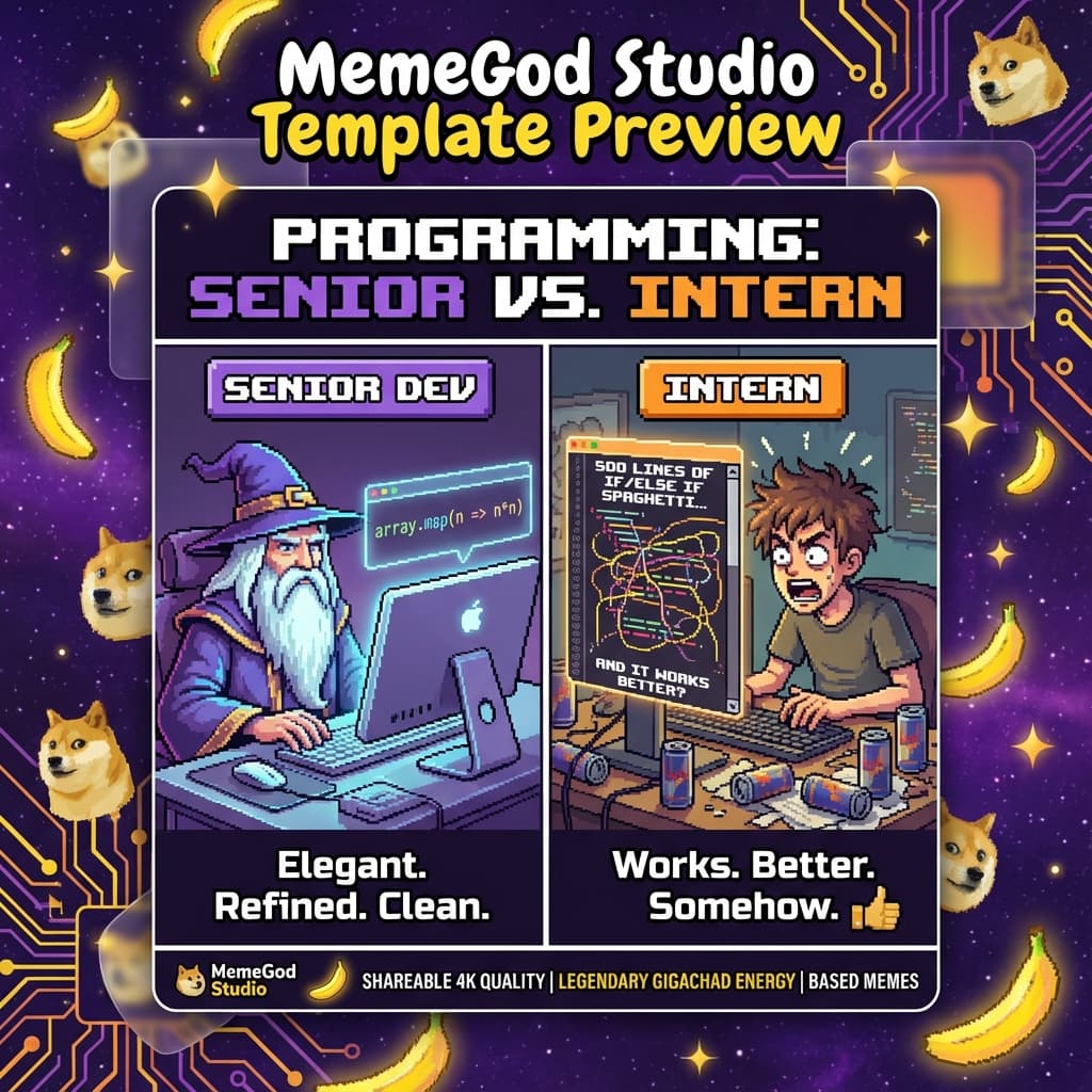Senior Dev vs Intern